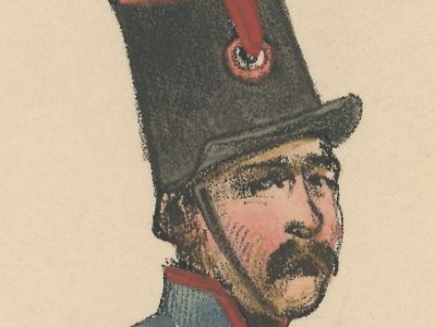 Gravure XIX - Martinet - L'armée française - Uniforme -Soldat - Monarchie de Juillet - 1830 et 1848 - Train des équipages