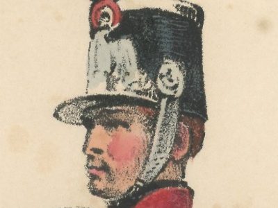 Gravure XIX - Martinet - L'armée française - Uniforme -Soldat - Monarchie de Juillet - 1830 et 1848 - Garde Nationale Chasseur