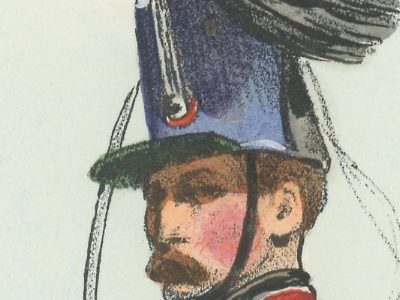 Gravure XIX - Martinet - L'armée française - Uniforme -Soldat - Monarchie de Juillet - 1830 et 1848 - Hussards 4 régiment