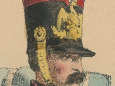 Gravure XIX - Martinet - L'armée française - Uniforme -Soldat - Monarchie de Juillet - 1830 et 1848 - Légion Etrangère