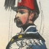 Gravure XIX - Martinet - L'armée française - Uniforme -Soldat - Monarchie de Juillet - 1830 et 1848 - Hussards 5 régiment Officier