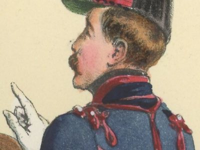 Gravure XIX - Martinet - L'armée française - Uniforme -Soldat - Monarchie de Juillet - 1830 et 1848 - Hussards 4 régiment