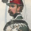 Gravure XIX - Martinet - L'armée française - Uniforme -Soldat - Monarchie de Juillet - 1830 et 1848 - Hussards 6 régiment Officier