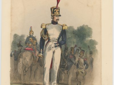 Gravure XIX - Martinet - L'armée française - Uniforme -Soldat - Monarchie de Juillet - 1830 et 1848 - Garde de Paris