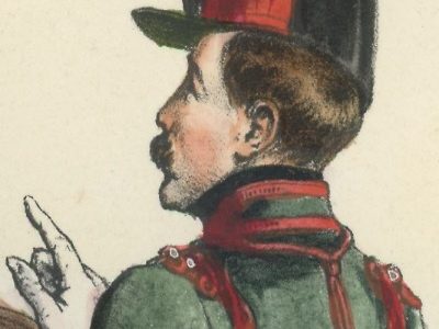 Gravure XIX - Martinet - L'armée française - Uniforme -Soldat - Monarchie de Juillet - 1830 et 1848 - Hussards 6 régiment