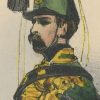 Gravure XIX - Martinet - L'armée française - Uniforme -Soldat - Monarchie de Juillet - 1830 et 1848 - Hussards 7 régiment Officier