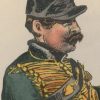 Gravure XIX - Martinet - L'armée française - Uniforme -Soldat - Monarchie de Juillet - 1830 et 1848 - Hussards 7 régiment Officier