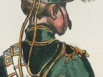 Gravure XIX - Martinet - L'armée française - Uniforme -Soldat - Monarchie de Juillet - 1830 et 1848 - Hussards 7 régiment