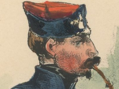 Gravure XIX - Martinet - L'armée française - Uniforme -Soldat - Monarchie de Juillet - 1830 et 1848 - Lanciers Officiers