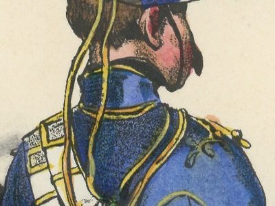 Gravure XIX - Martinet - L'armée française - Uniforme -Soldat - Monarchie de Juillet - 1830 et 1848 - Hussards 8 régiment