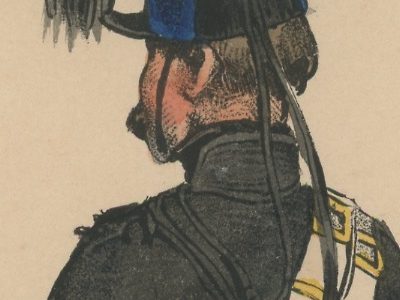 Gravure XIX - Martinet - L'armée française - Uniforme -Soldat - Monarchie de Juillet - 1830 et 1848 - Hussards 9 régiment