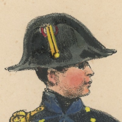 Gravure XIX - Martinet - L'armée française - Uniforme -Soldat - Monarchie de Juillet - 1830 et 1848 - Marine Française