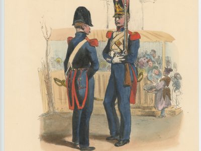 Gravure XIX - Martinet - L'armée française - Uniforme -Soldat - Monarchie de Juillet - 1830 et 1848 - Garde Municipale