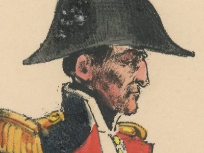 Gravure XIX - Martinet - L'armée française - Uniforme -Soldat - Monarchie de Juillet - 1830 et 1848 - Commandant de Place
