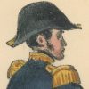 Gravure XIX - Martinet - L'armée française - Uniforme -Soldat - Monarchie de Juillet - 1830 et 1848 - Capitaine de Vaisseau