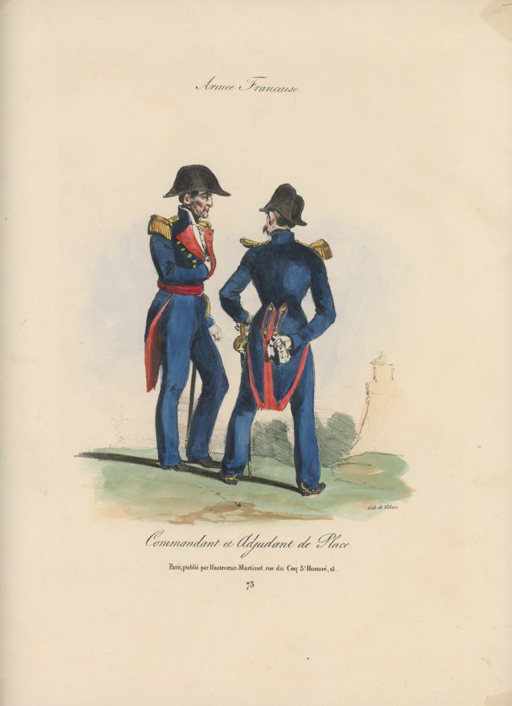 Gravure XIX - Martinet - L'armée française - Uniforme -Soldat - Monarchie de Juillet - 1830 et 1848 - Infanterie de Ligne