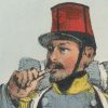 Gravure XIX - Martinet - L'armée française - Uniforme -Soldat - Monarchie de Juillet - 1830 et 1848 - Infanterie de Ligne