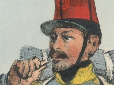 Gravure XIX - Martinet - L'armée française - Uniforme -Soldat - Monarchie de Juillet - 1830 et 1848 - Infanterie de Ligne