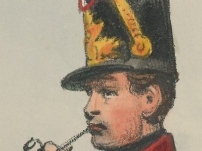 Gravure XIX - Martinet - L'armée française - Uniforme -Soldat - Monarchie de Juillet - 1830 et 1848 - Ouvrier d'administration - Infirmier