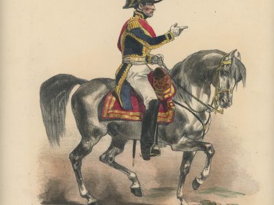 Gravure XIX - Martinet - L'armée française - Uniforme -Soldat - Monarchie de Juillet - 1830 et 1848 - Maréchal de France