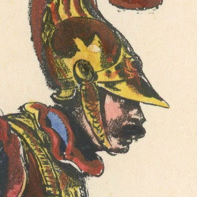 Gravure XIX - Martinet - L'armée française - Uniforme -Soldat - Monarchie de Juillet - 1830 et 1848 - Carabiniers