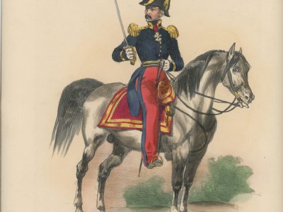 Gravure XIX - Martinet - L'armée française - Uniforme -Soldat - Monarchie de Juillet - 1830 et 1848 - Maréchal de Camp