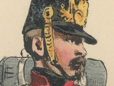 Gravure XIX - Martinet - L'armée française - Uniforme -Soldat - Monarchie de Juillet - 1830 et 1848 - Infanterie de Ligne Grenadier