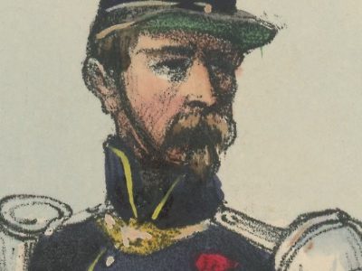 Gravure XIX - Martinet - L'armée française - Uniforme -Soldat - Monarchie de Juillet - 1830 et 1848 - Chausseur D’Orléans