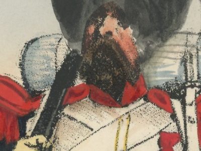 Gravure XIX - Martinet - L'armée française - Uniforme -Soldat - Monarchie de Juillet - 1830 et 1848 - Infanterie de Ligne Sapeur