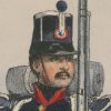 Gravure XIX - Martinet - L'armée française - Uniforme -Soldat - Monarchie de Juillet - 1830 et 1848 - Infanterie de Ligne Fusilier