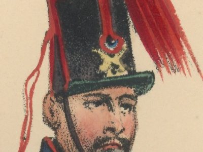 Gravure XIX - Martinet - L'armée française - Uniforme -Soldat - Monarchie de Juillet - 1830 et 1848 - Artilleur Conducteur