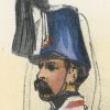 Gravure XIX - Martinet - L'armée française - Uniforme -Soldat - Monarchie de Juillet - 1830 et 1848 - Hussards 4 régiment Officier