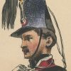 Gravure XIX - Martinet - L'armée française - Uniforme -Soldat - Monarchie de Juillet - 1830 et 1848 - Hussards 4 régiment Officiers