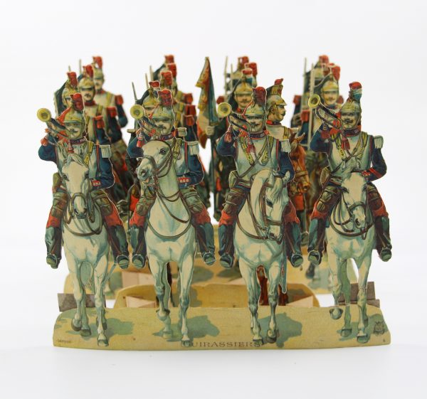 Figurines Dépliant Armée Française Cuirassiers et Chasseurs à Pied 3ème République XIX