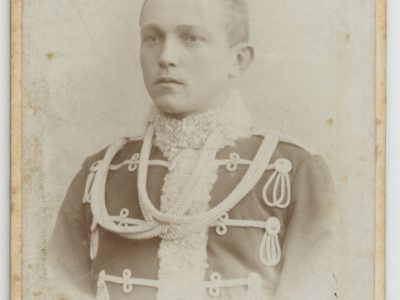 Carte CDV photo Portrait Soldat Allemand Cavalerie Hussard Régiment N°3 Rathenow Brandenburg Von Zieten