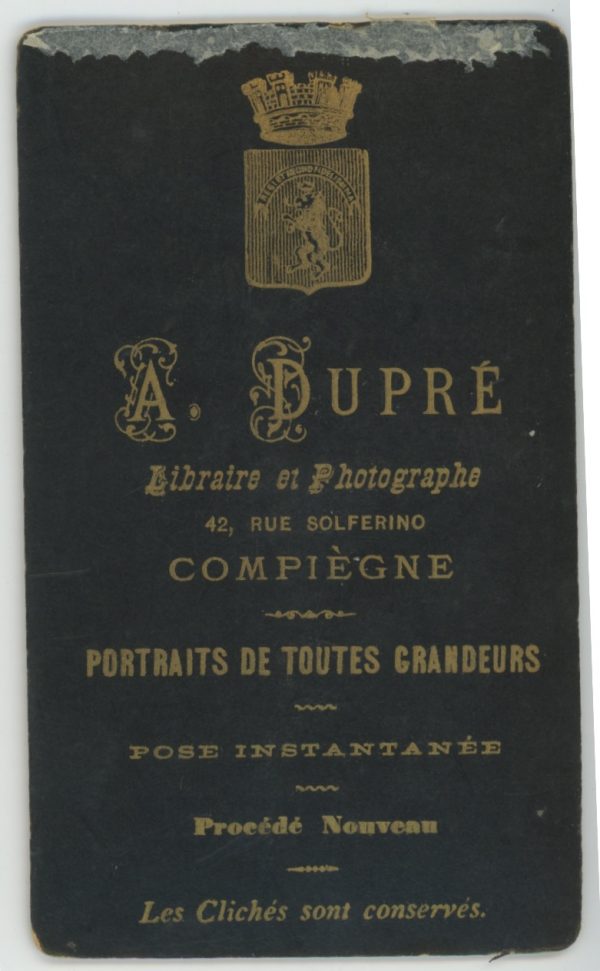 CDV - Ancienne Photographie - 3ème République - 13ème Dragons - Casque - Compiègne