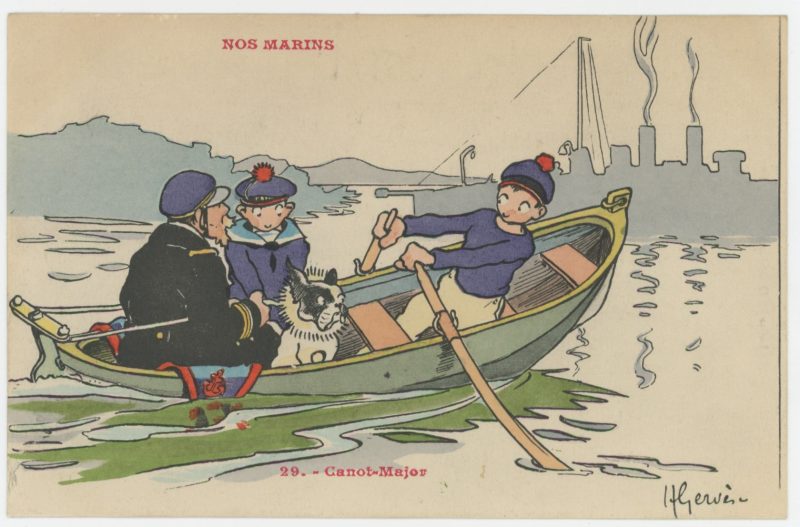 Lot 56 Cartes Postale Illustrée - Marine Française - Marin - Port - Henri Gervèse - La vie du Marin