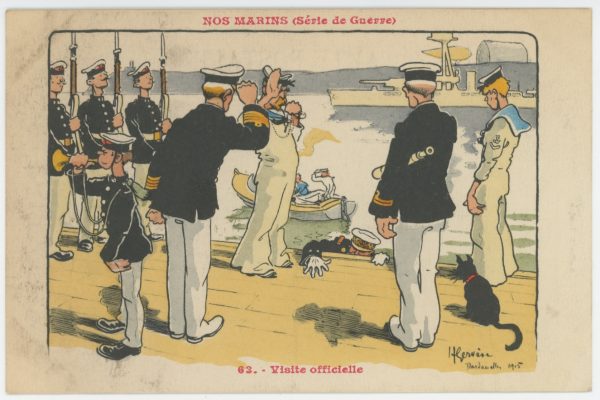 Lot 56 Cartes Postale Illustrée - Marine Française - Marin - Port - Henri Gervèse - La vie du Marin