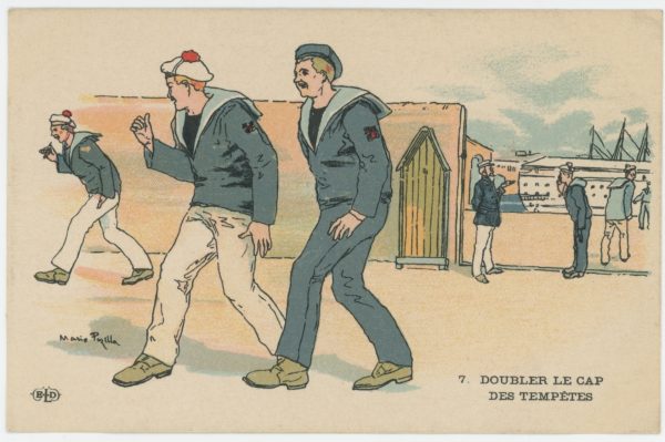 Lot 12 Cartes Postale Illustrée - Marine Française - Marin - Port - MARIO PEZILLA (actif vers 1900 ) - La vie du Marin