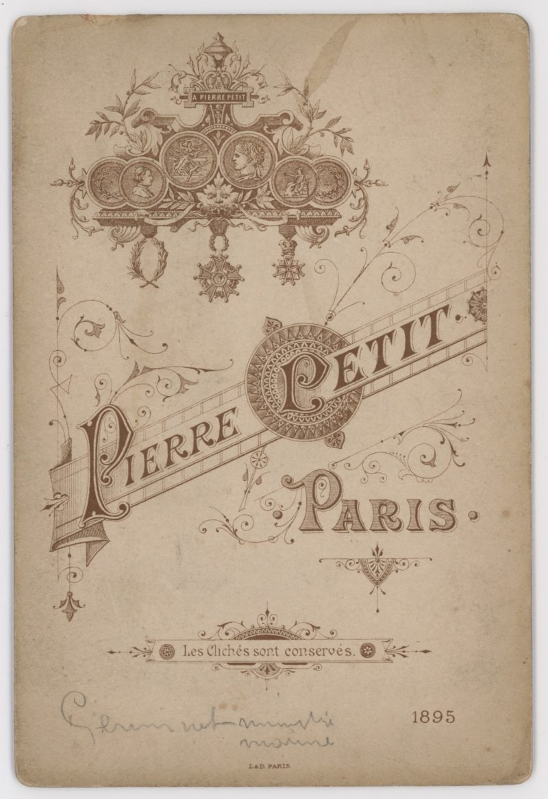 Grande CDV - Officier de la Marine - Soldat - Français - Officier supérieur de corps assimilé - 1889 - Uniforme de la Marine Française - Photographe Pierre Petit / Paris 