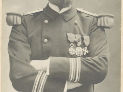 Photographie Officier de la Marine - Soldat - Français - Début 20e - 1900 - Uniforme de la Marine Française - Photographe Paris