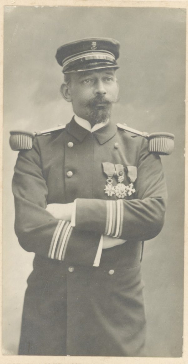 Photographie Officier de la Marine - Soldat - Français - Début 20e - 1900 - Uniforme de la Marine Française - Photographe Paris