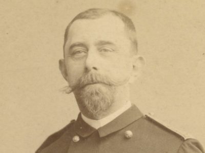 Grande CDV - Officier de la Marine - Soldat - Français - Officier supérieur de corps assimilé - 1889 - Uniforme de la Marine Française - Photographe Pierre Petit / Paris 