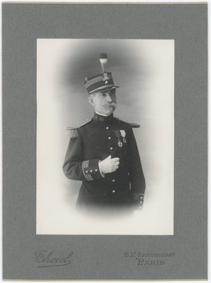 Grande CDV - Officier Colonel - Soldat - Français - Artillerie / Génie - Uniforme - Guerre 14/18 - Croix de la légion d'honneur - Décoration - Paris 1920 / 1921