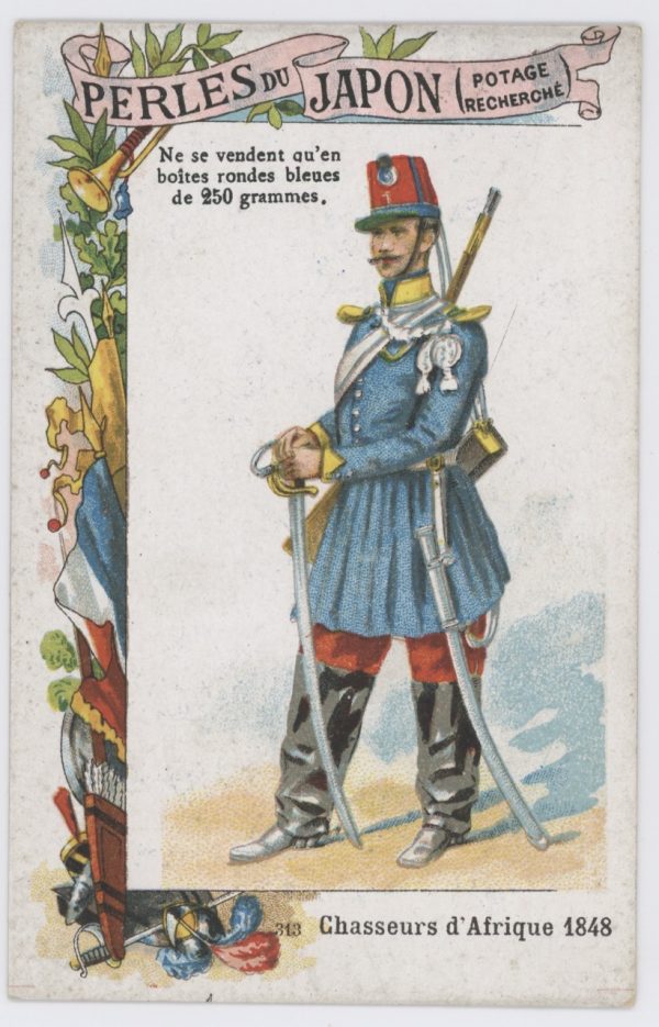 84 chromos imagerie - Perles du Japon - Armée Française - Uniforme - Second Empire / 3ème République - Historique - Soldat - Infanterie