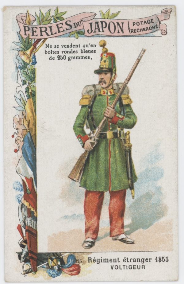 84 chromos imagerie - Perles du Japon - Armée Française - Uniforme - Second Empire / 3ème République - Historique - Soldat - Infanterie