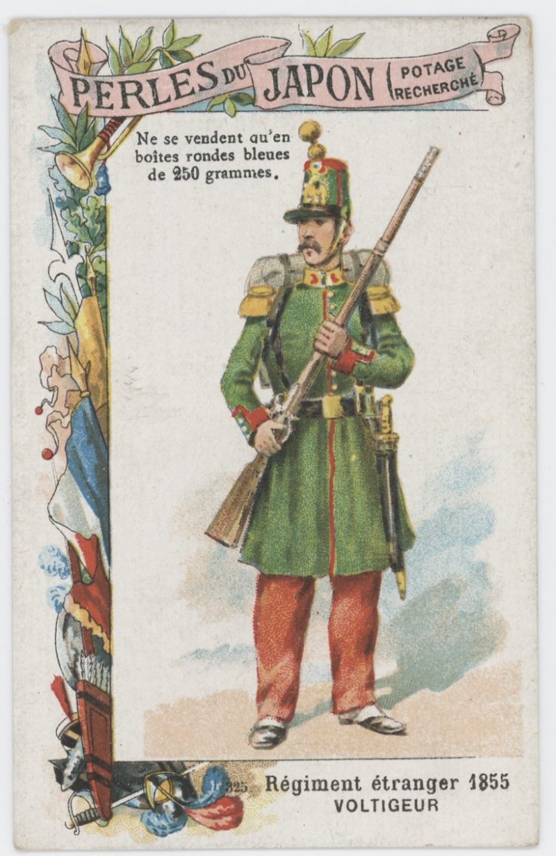 84 chromos imagerie - Perles du Japon - Armée Française - Uniforme - Second Empire / 3ème République - Historique - Soldat - Infanterie