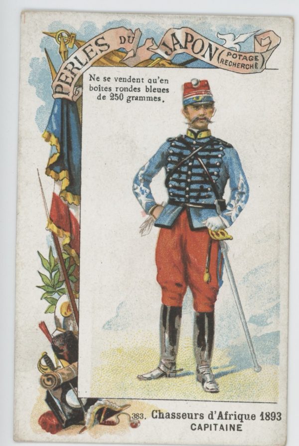 84 chromos imagerie - Perles du Japon - Armée Française - Uniforme - Second Empire / 3ème République - Historique - Soldat - Infanterie