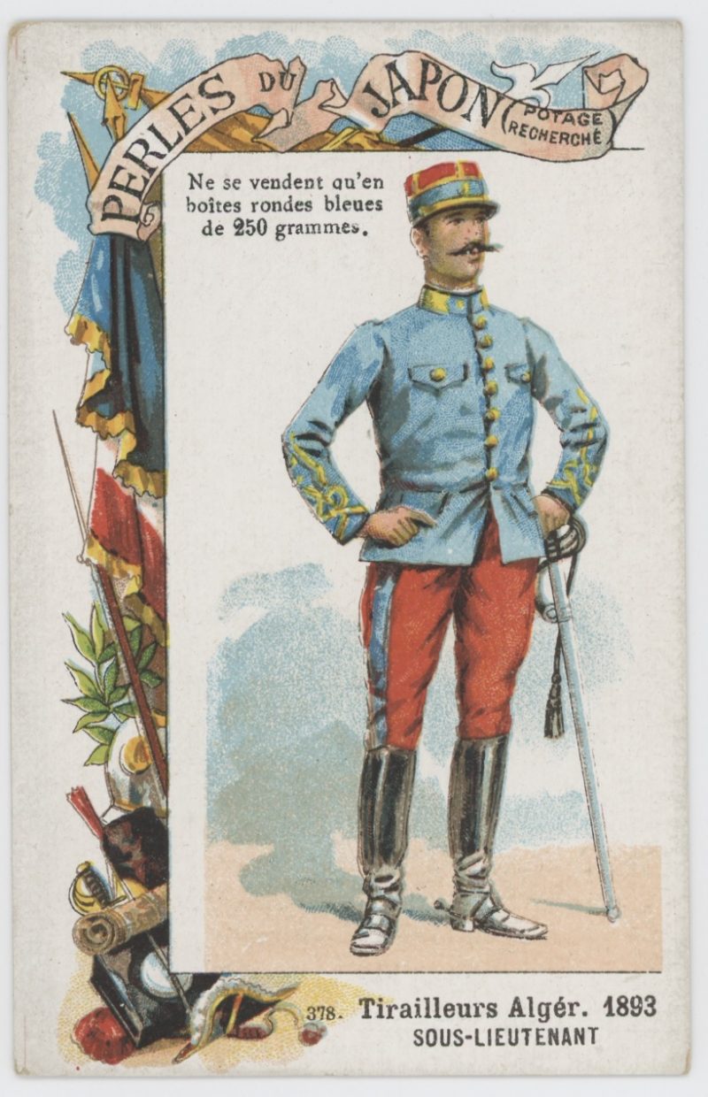 84 chromos imagerie - Perles du Japon - Armée Française - Uniforme - Second Empire / 3ème République - Historique - Soldat - Infanterie