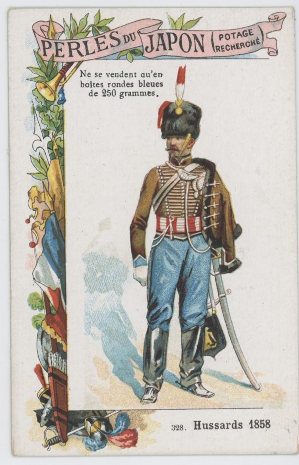 84 chromos imagerie - Perles du Japon - Armée Française - Uniforme - Second Empire / 3ème République - Historique - Soldat - Infanterie